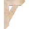 Ekena Millwork Traditional Slat Smooth Bracket w/ Offset Brace, Douglas Fir, 7 1/2"W x 22"D x 30"H BKT0806X22X30TRA06SDF - alternate 3